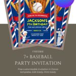 7+ FREE Baseball Birthday Invitations (Canva Templates + Fun Party Activities)