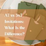 A7 vs 5×7 Invitations: What Is the Difference?