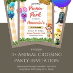 Animal Crossing Birthday Invitations: 11+ FREE Canva Templates, Cute Ideas & Party Activities