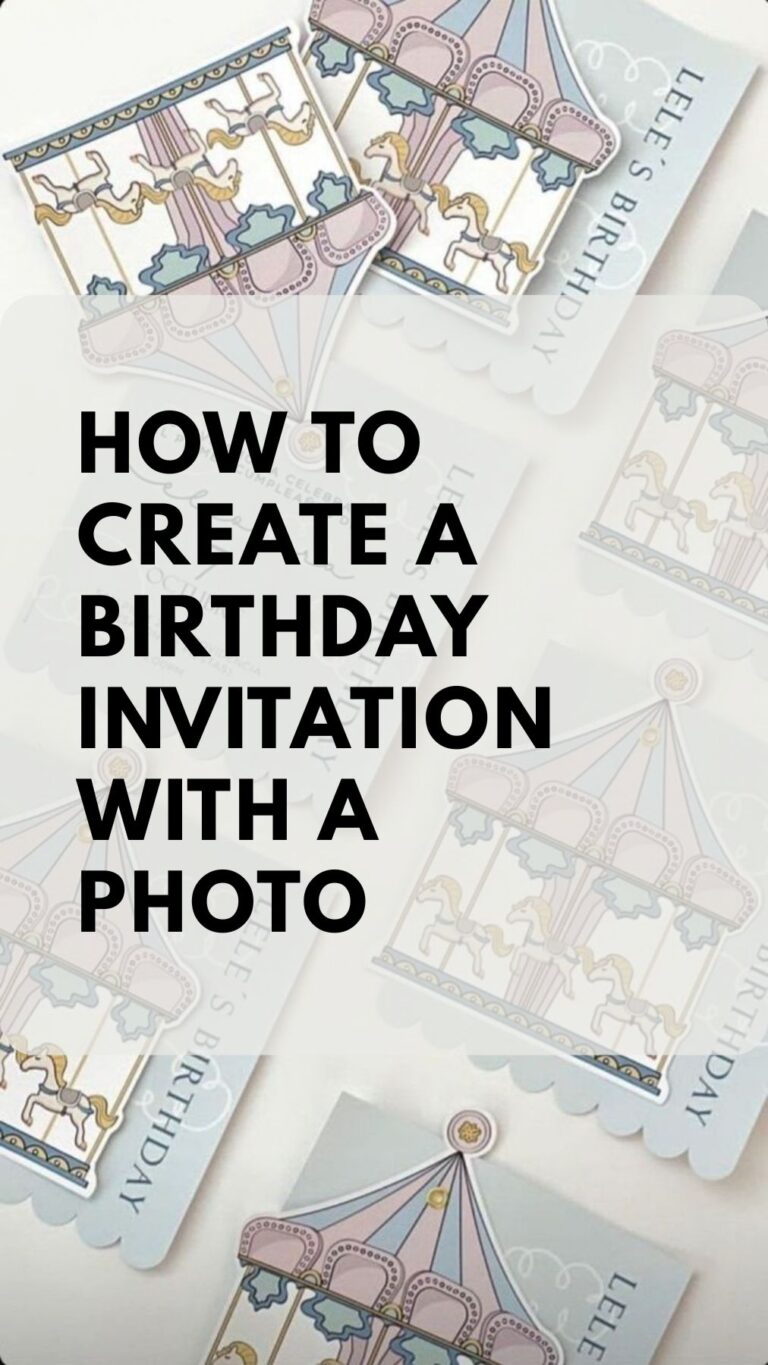 How to Create a Birthday Invitation With a Photo