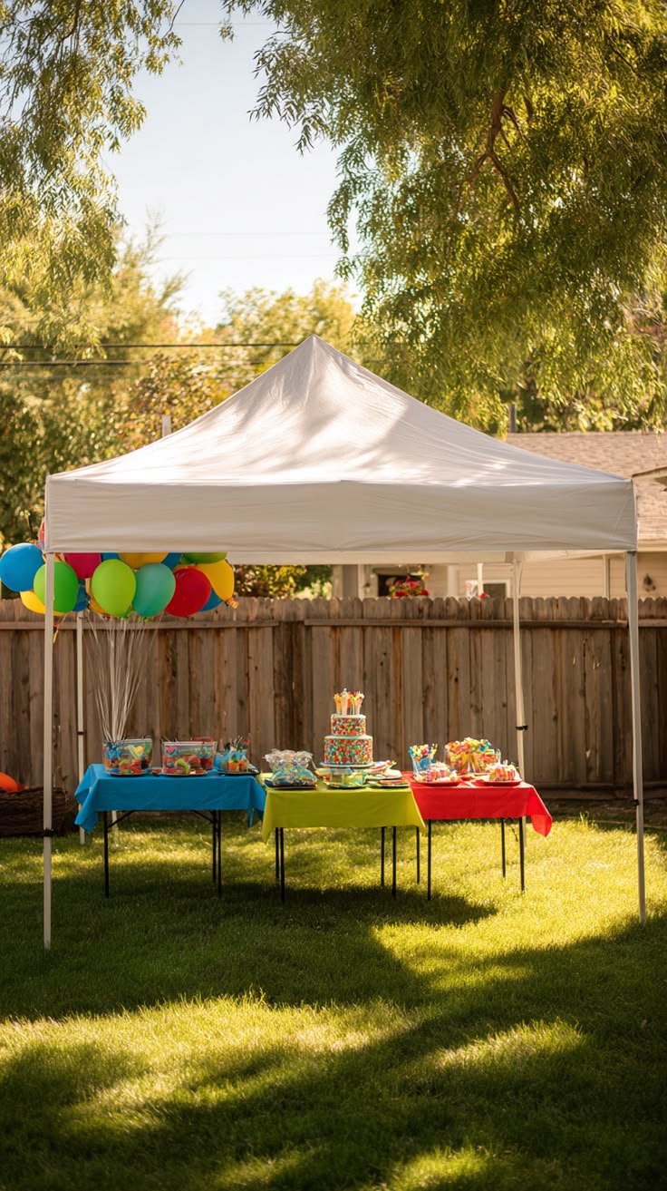 How to Make a Rain Backup Plan for an Outdoor Birthday Party