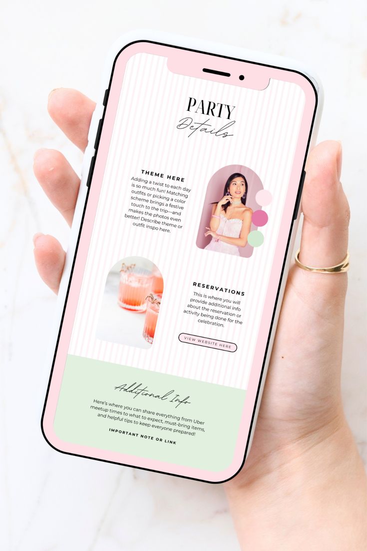 How to Make an Editable Invitation on a Phone