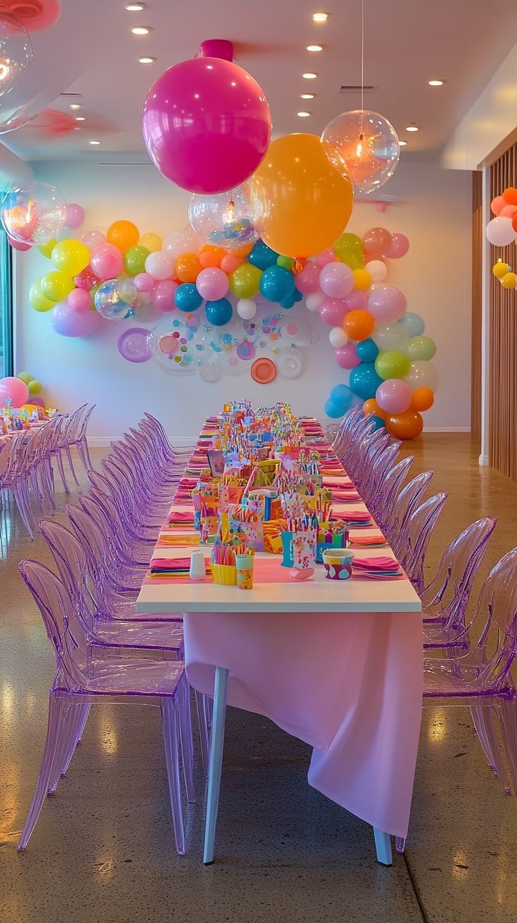 Indoor Birthday Party Layout Ideas