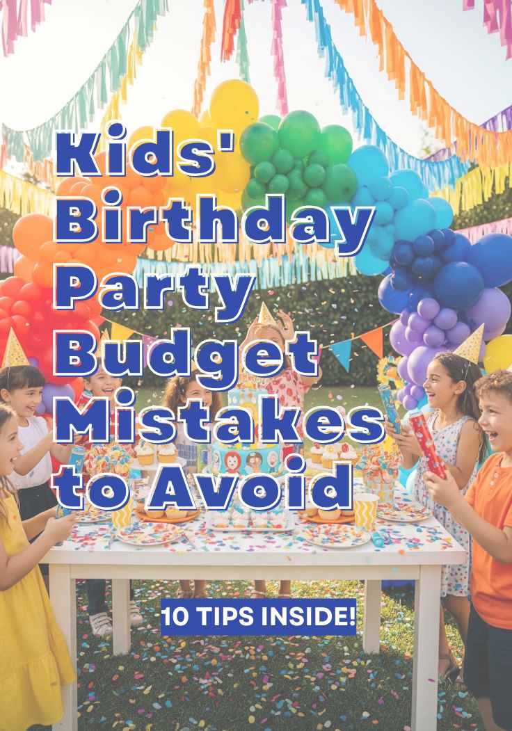 Kids' Birthday Party Budget Mistakes to Avoid