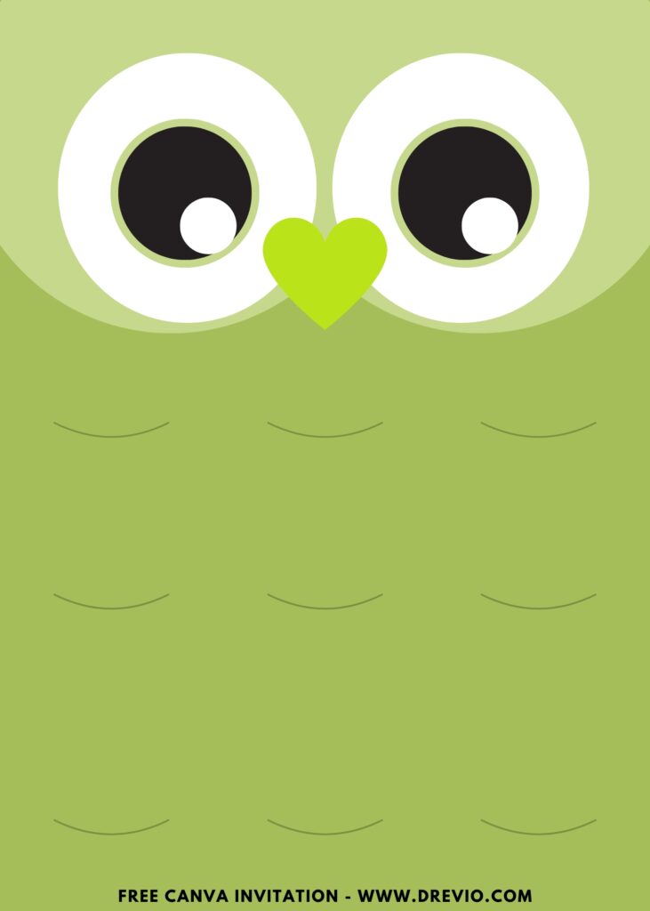 Free and Editable Woodland Owl Kids Birthday Invitation Templates Made in Canva. Customize Online for free