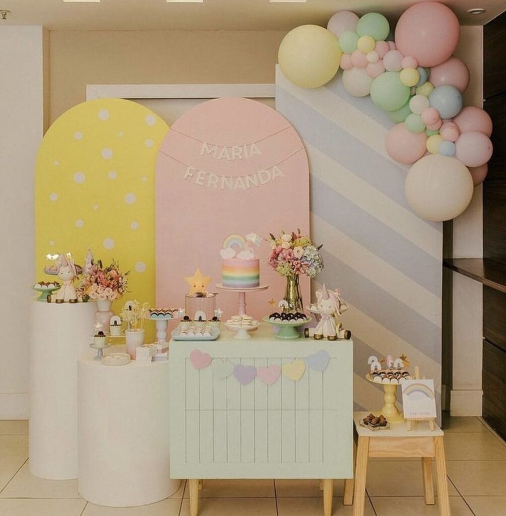 Where to Place a Dessert Table Backdrop at a Party