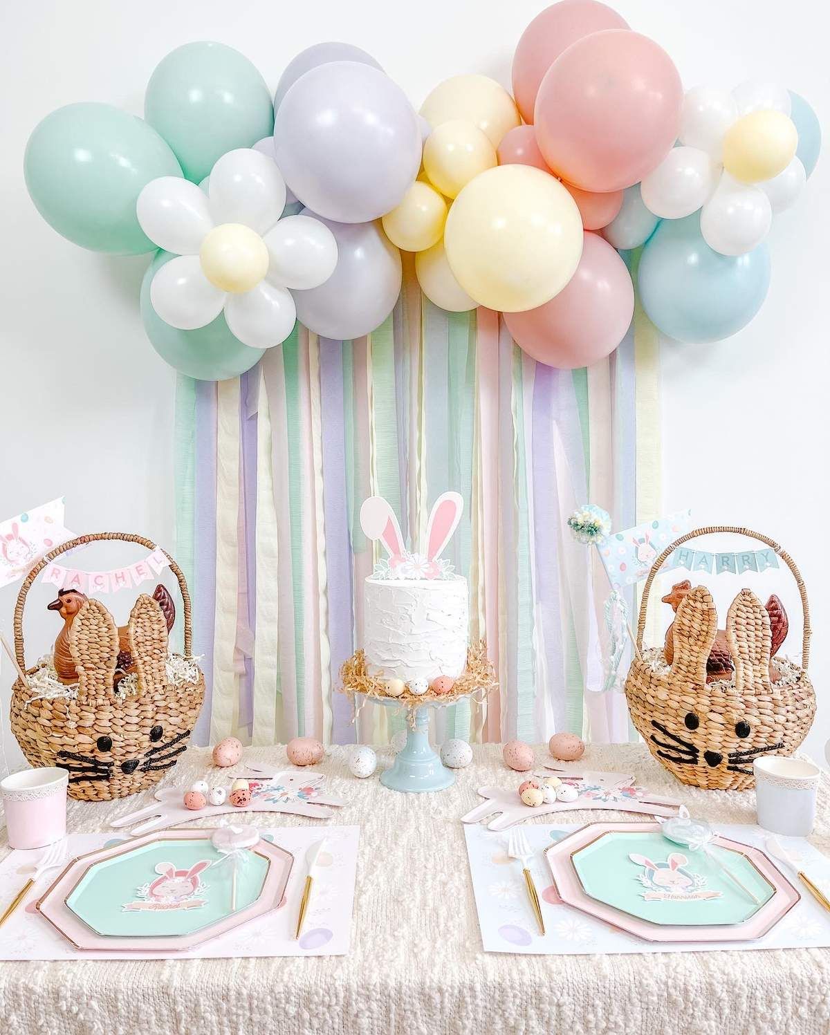party balloon garland ideas 4