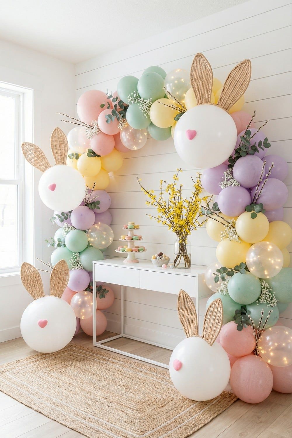 party balloon garland ideas 8